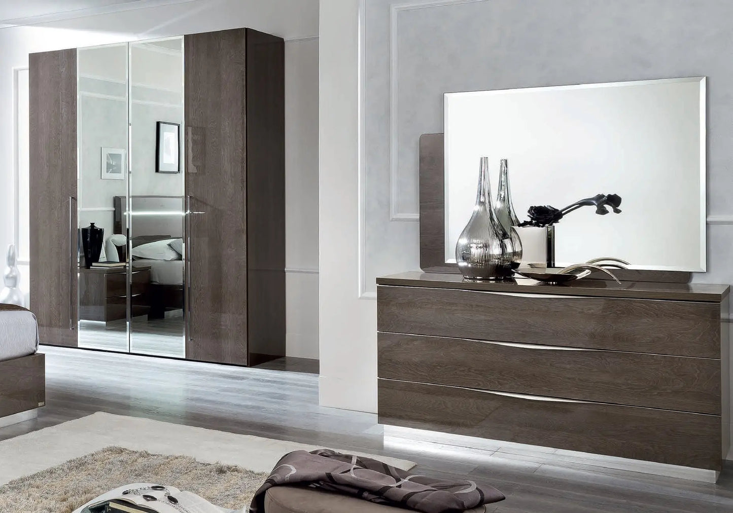 Chambre complète modern bouleau NARA CG Italy
