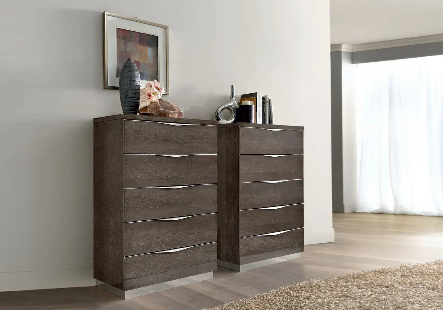 Chambre complète modern bouleau NARA CG Italy