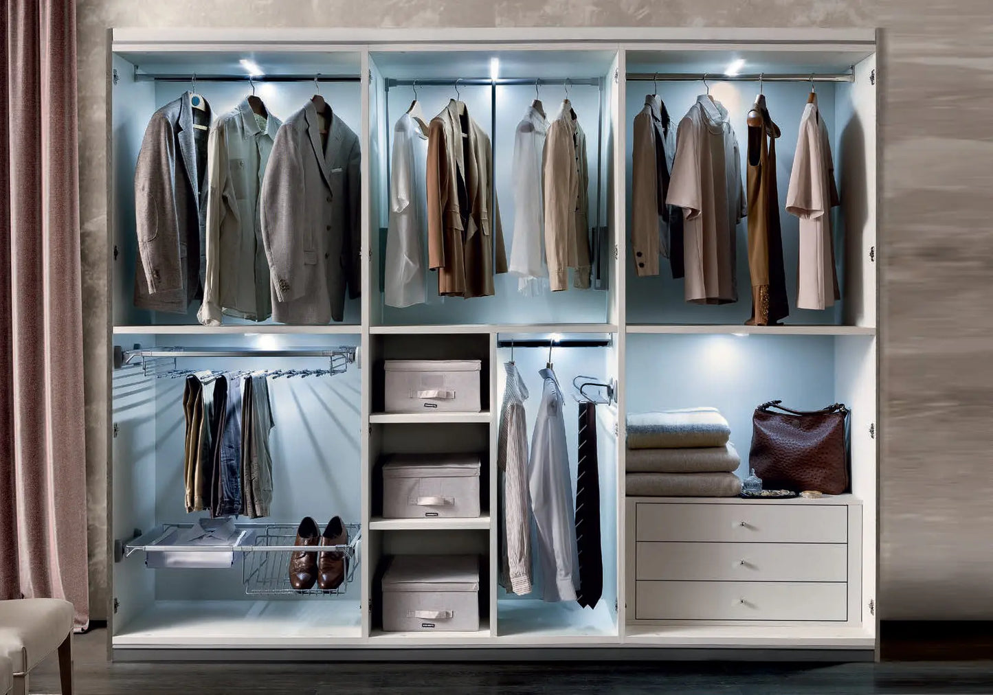 Chambre complète modern bouleau NARA CG Italy