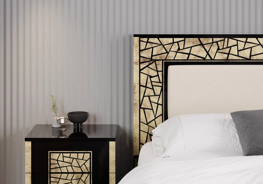 Chambre complète noir doré STELLA Italian TL