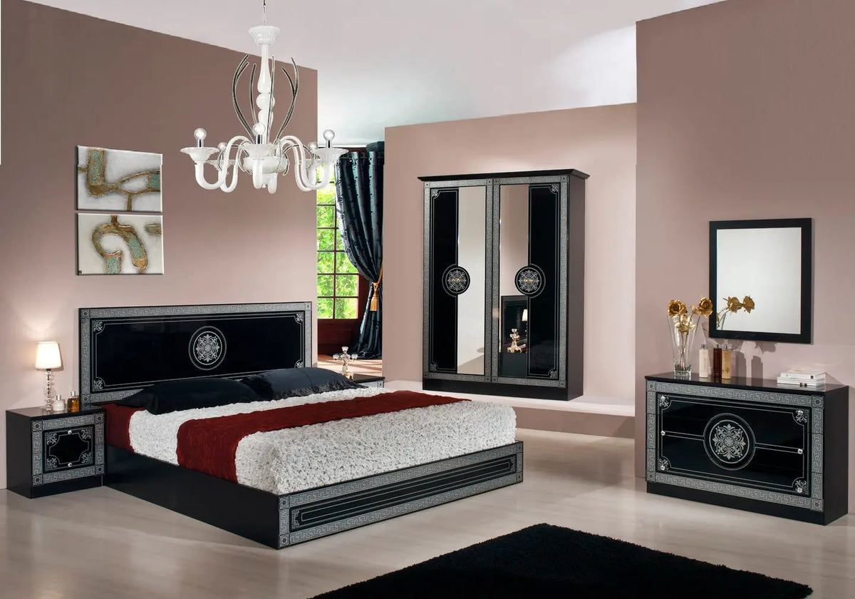 Chambre versace pas cher noir LUNA Italian TL