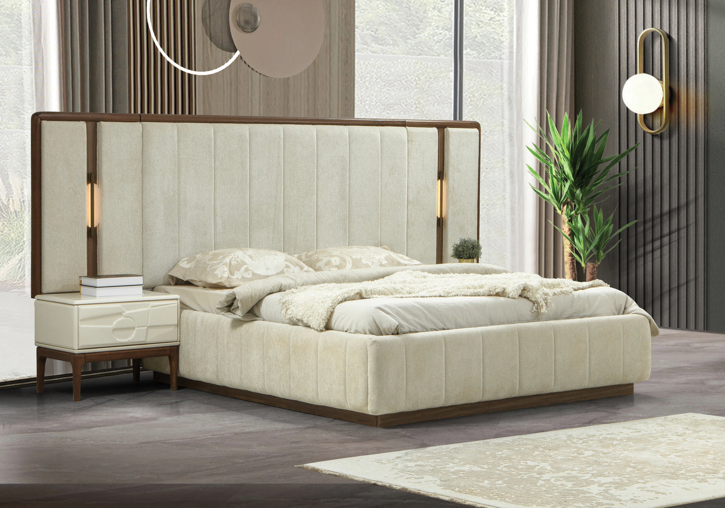 Chambre à Coucher Complète Design Turc Moderne – INCI - DEKOFLIX