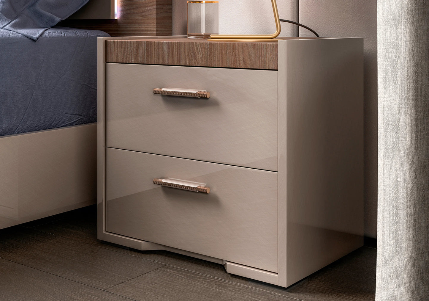 Table de Chevet Design Bois Corde – Modèle Nora
