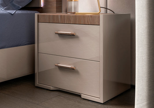 Table de Chevet Design Bois Corde – Modèle Nora