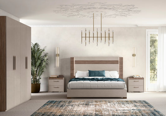 Armoire Chambre Moderne Bois Corde – Collection Nora