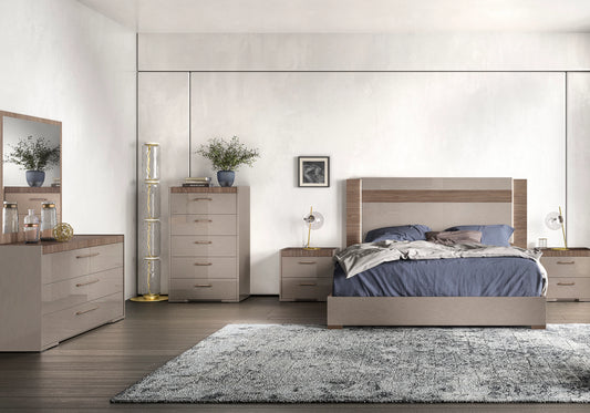 Chiffonnier Bois Corde Design 5 Tiroirs – Modèle Nora