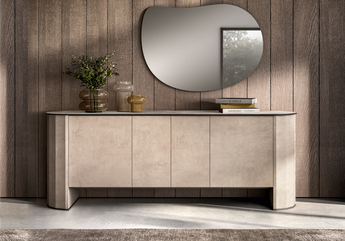 Miroir organique asymétrique design italien – Nube