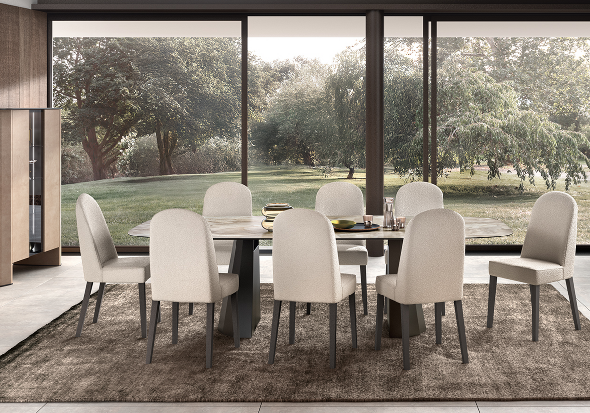 Table à manger marbre design – Dune