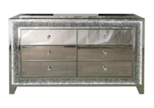 Commode coiffeuse miroir cristaux led AVA New Design