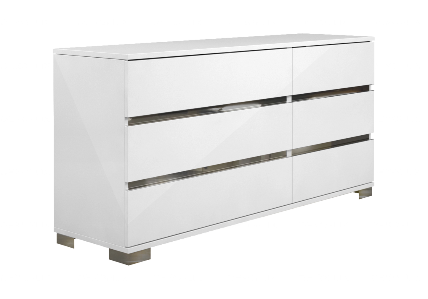 Dream Blanc – Commode Double 6 Tiroirs - Élégance et Fonctionnalité