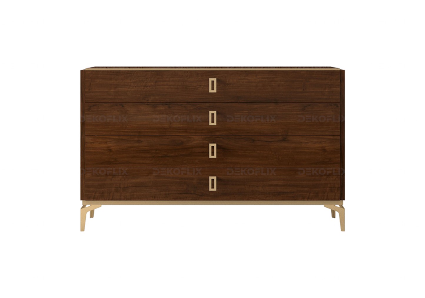 Commode Bois Noyer Élégante – Collection Eva - DEKOFLIX