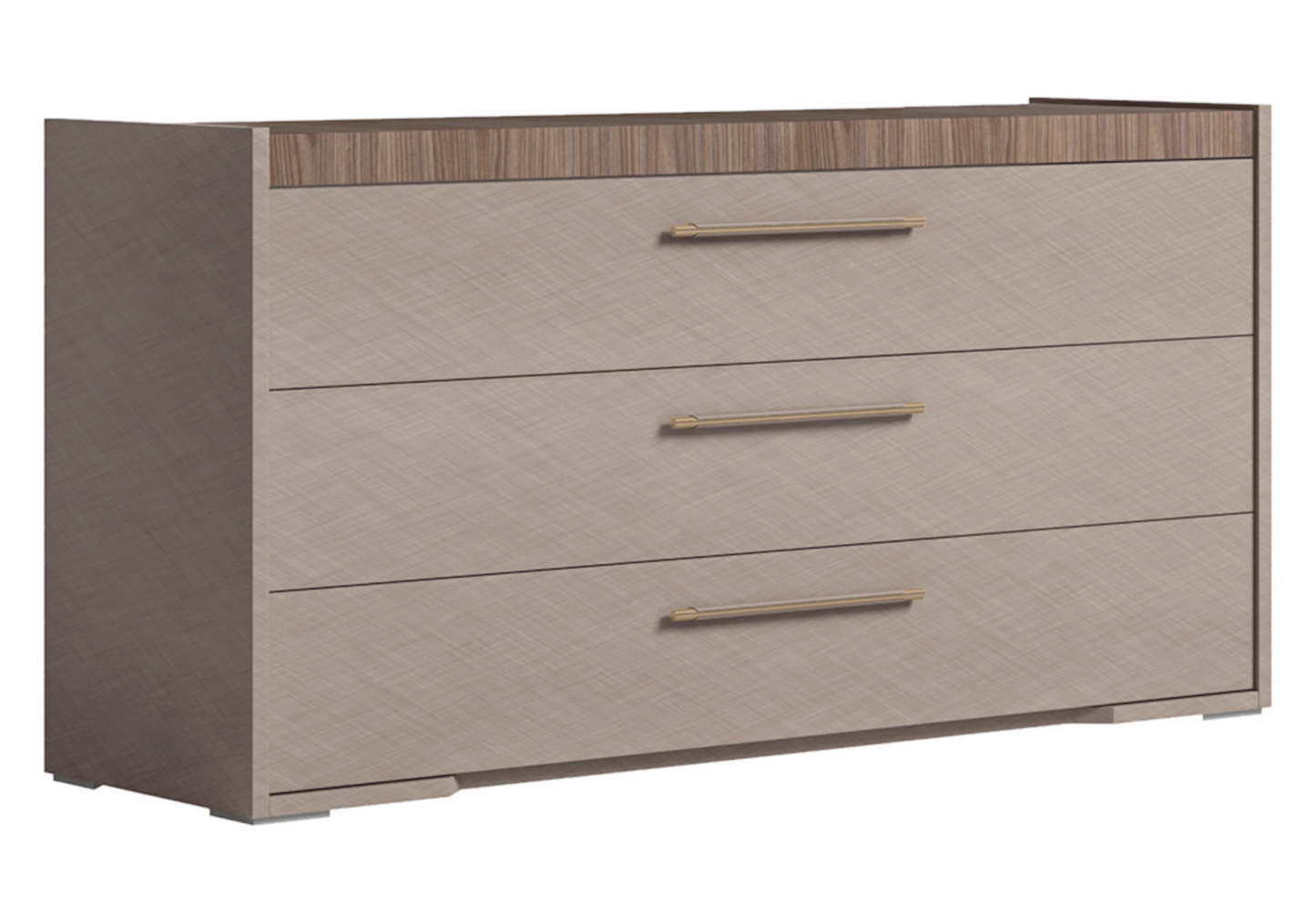 Commode Bois Corde 3 Tiroirs – Modèle Nora