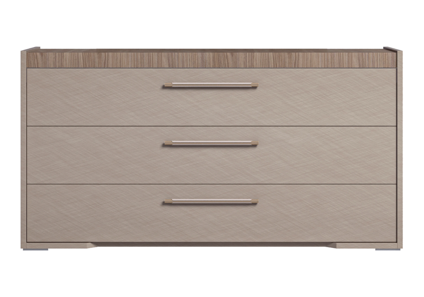 Commode Bois Corde 3 Tiroirs – Modèle Nora