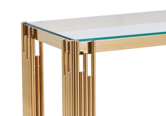 Console dorée verre ÈVE New Design