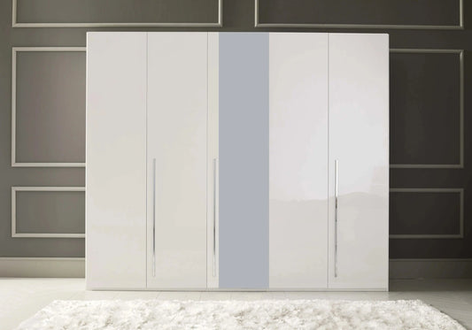 Dream - Armoire 3 à 5 Portes avec Miroir - Italy DEKOFLIX