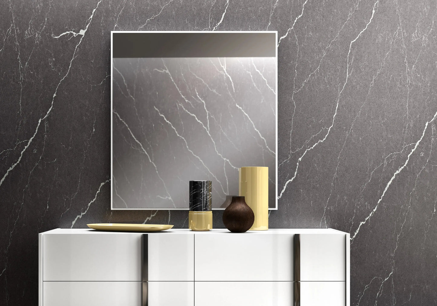 Dream - Miroir de Chambre Design - Élégance et Lumière - Italy DEKOFLIX