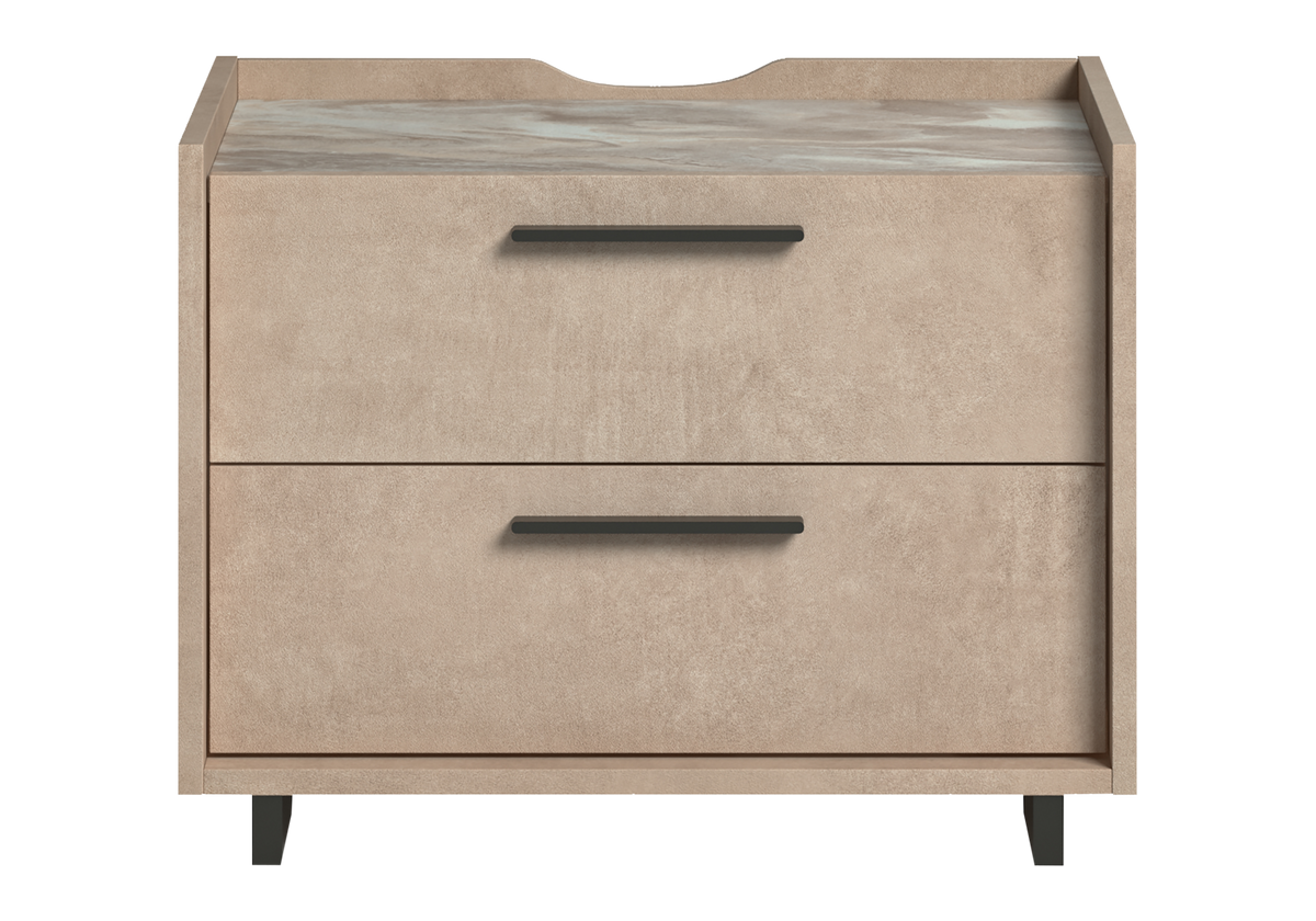 Table chevet design italien effet pierre – Dune