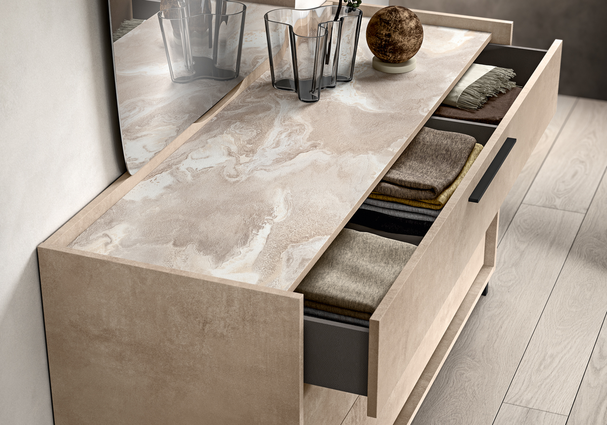 Commode design italien effet pierre – Dune