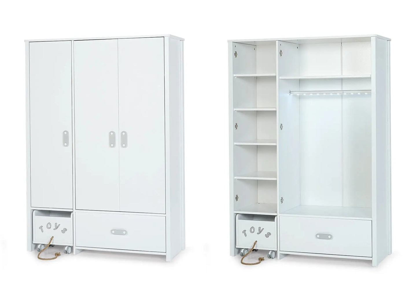 Ensemble de chambre enfant montessori gris SOHO KOALA kelekci.com