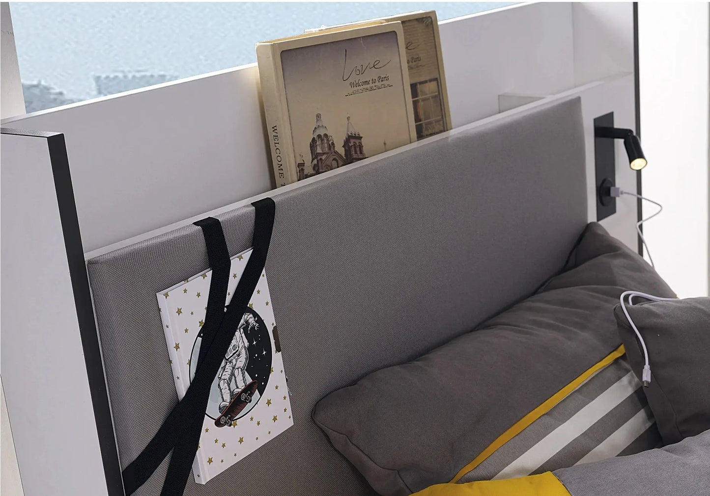 Ensemble de chambre jeune moderne anthracite INFINITY kelekci.com