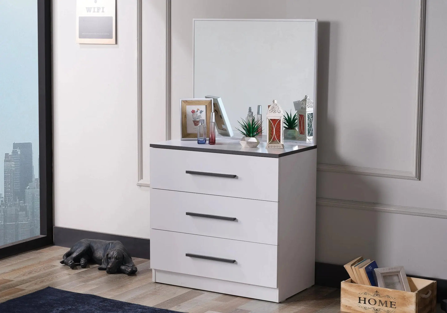 Ensemble de chambre jeune moderne anthracite INFINITY kelekci.com