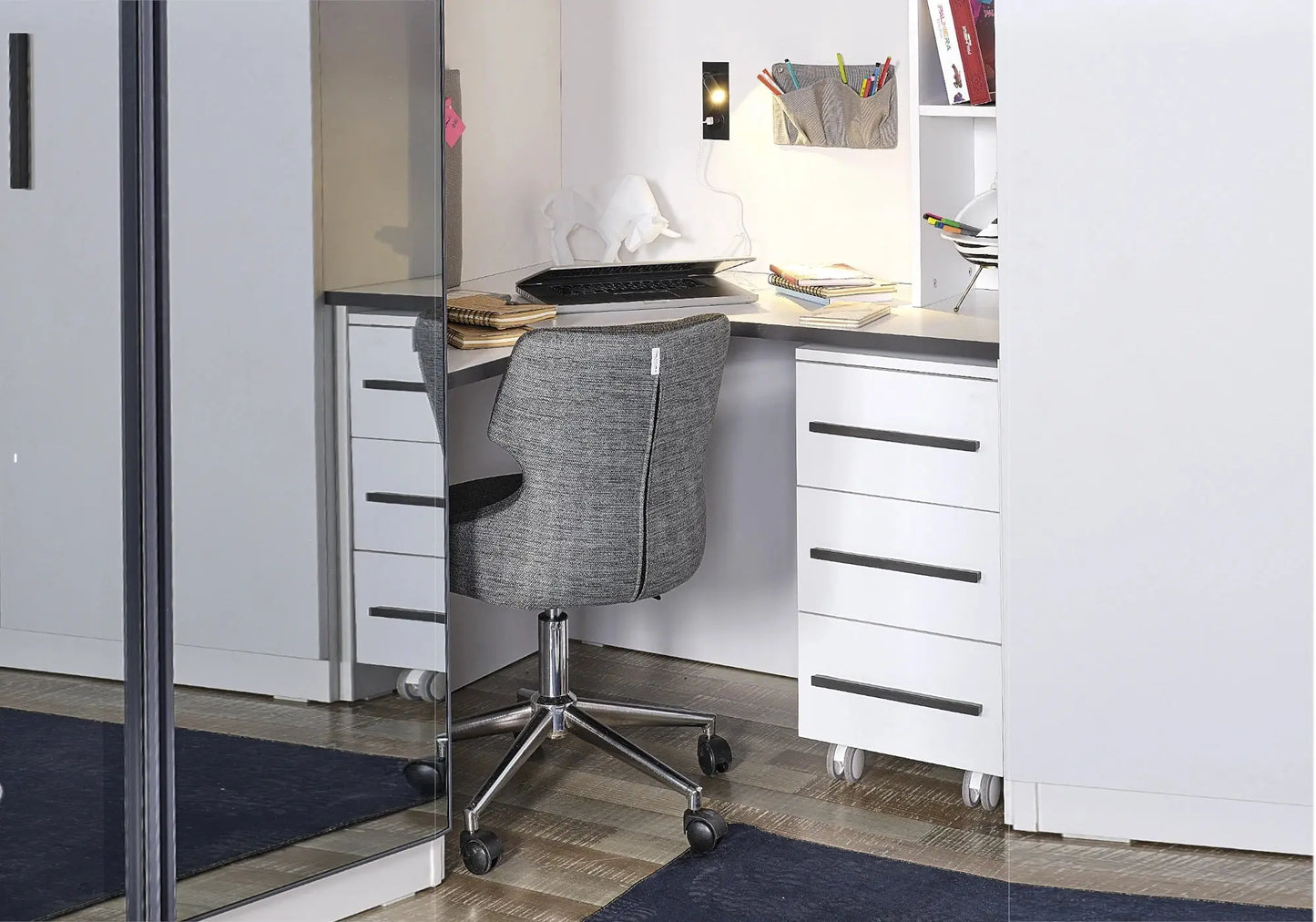 Ensemble de chambre jeune moderne anthracite INFINITY kelekci.com