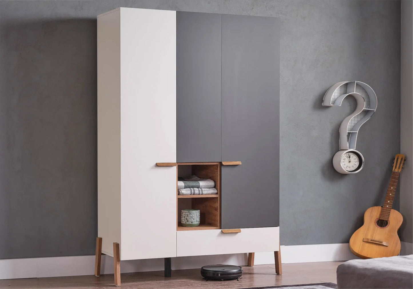 Ensemble de chambre jeune moderne anthracite MOTTO kelekci.com