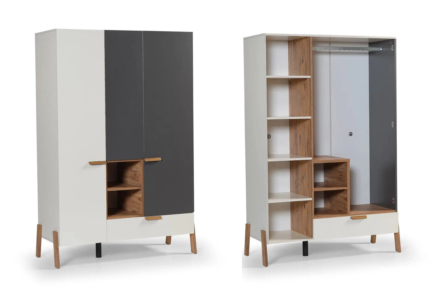 Ensemble de chambre jeune moderne anthracite MOTTO kelekci.com