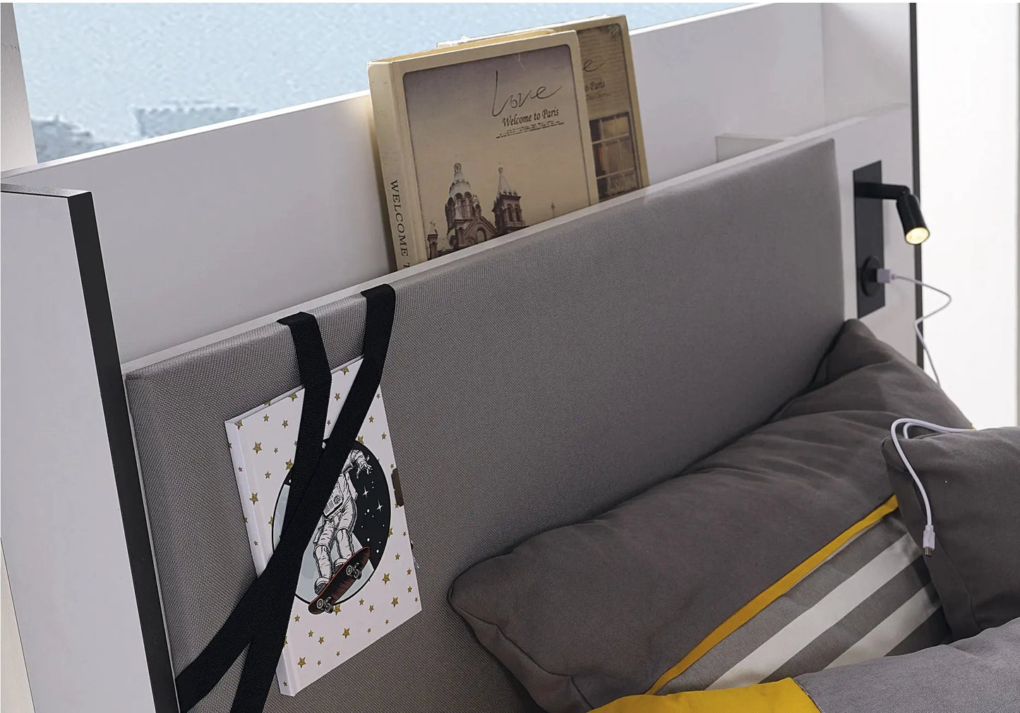 Ensemble de chambre jeune moderne blanc INFINITY kelekci.com