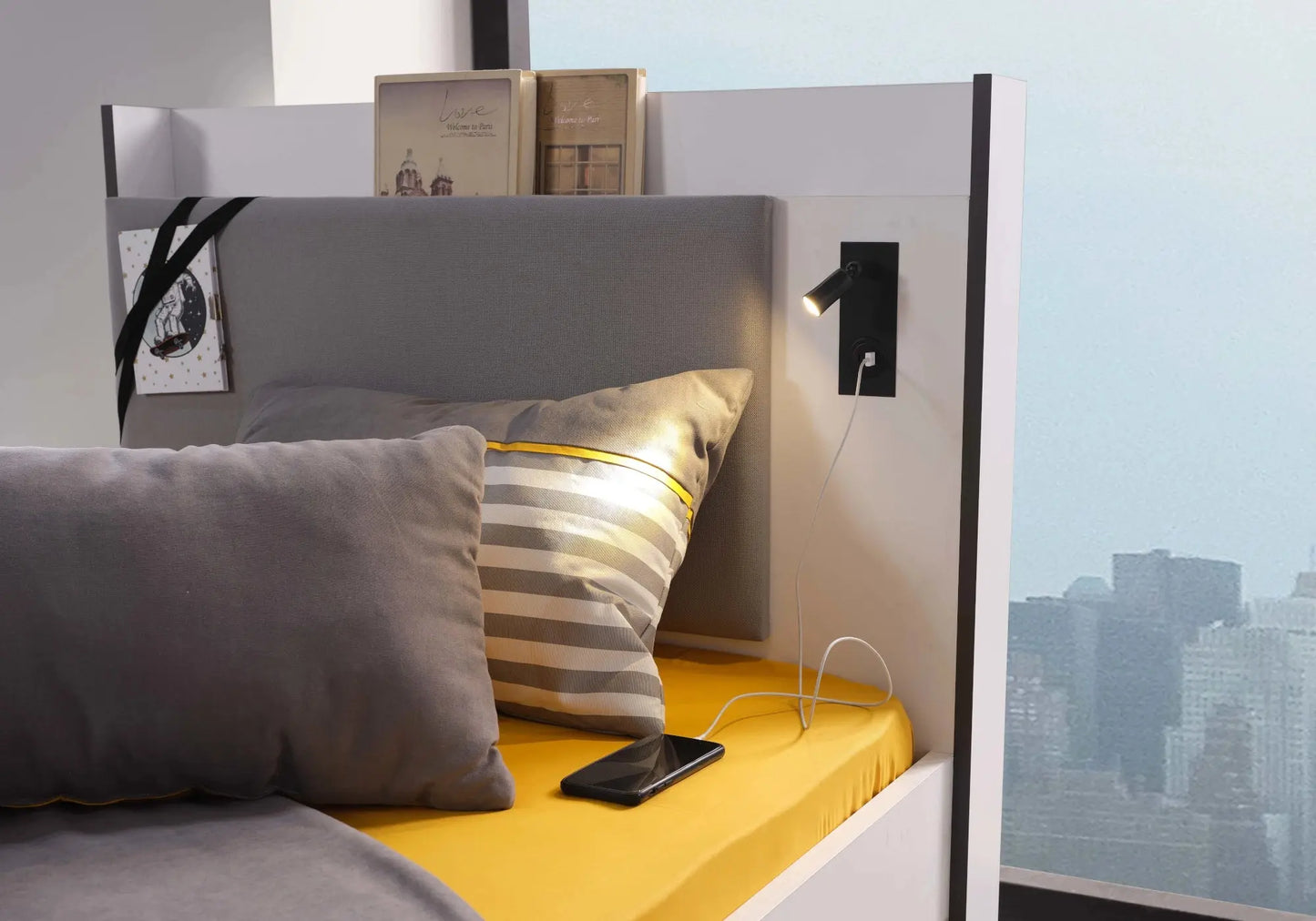Ensemble de chambre jeune moderne blanc INFINITY kelekci.com