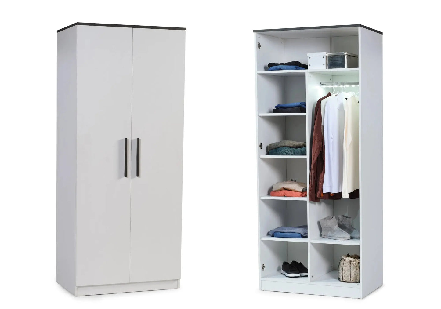 Ensemble de chambre jeune moderne blanc INFINITY kelekci.com