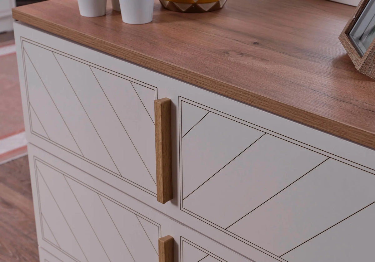 Ensemble de chambre jeune moderne crème OSCAR kelekci.com
