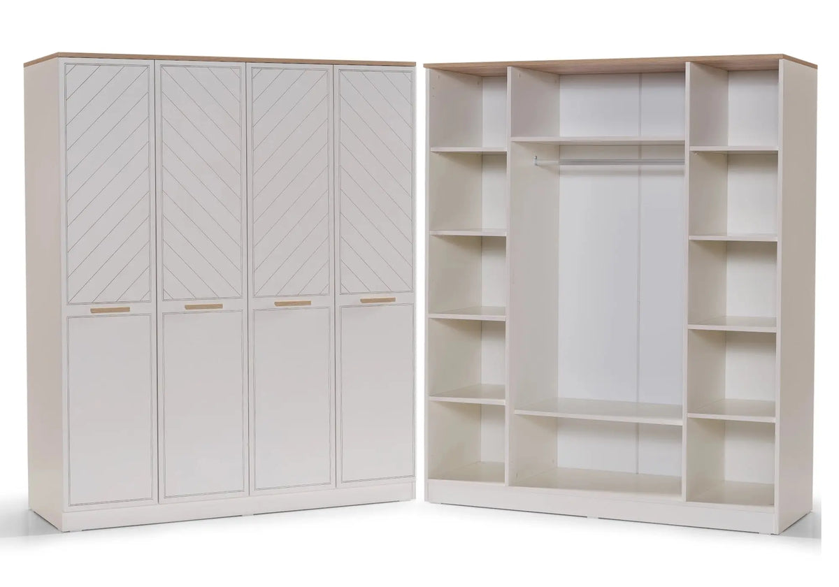 Ensemble de chambre jeune moderne crème OSCAR kelekci.com