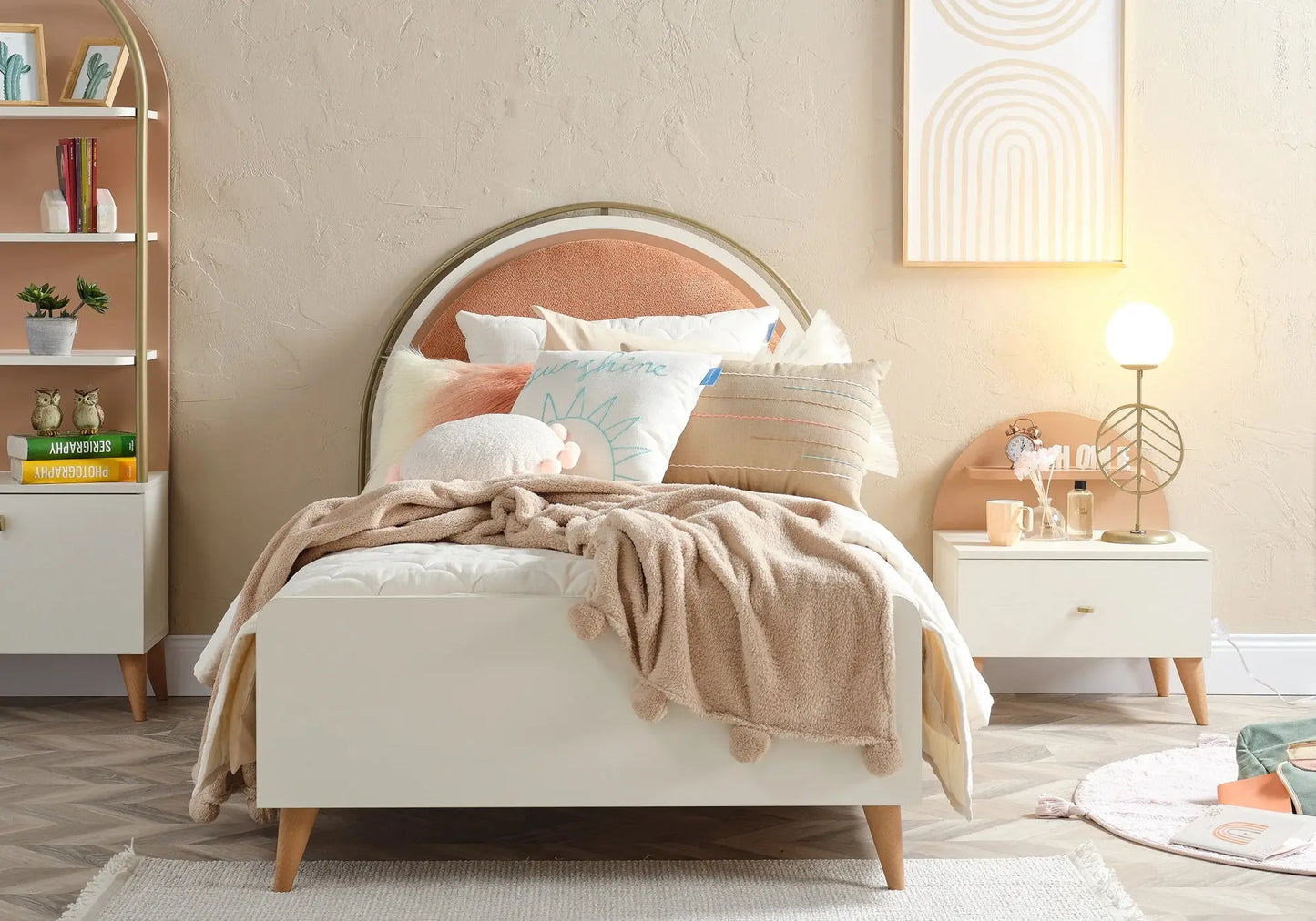 Ensemble de chambre jeune moderne orange LORENA kelekci.com