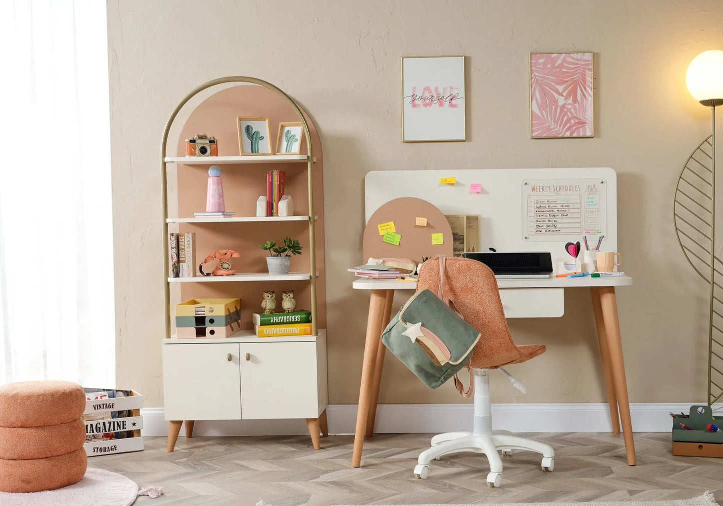Ensemble de chambre jeune moderne orange LORENA kelekci.com