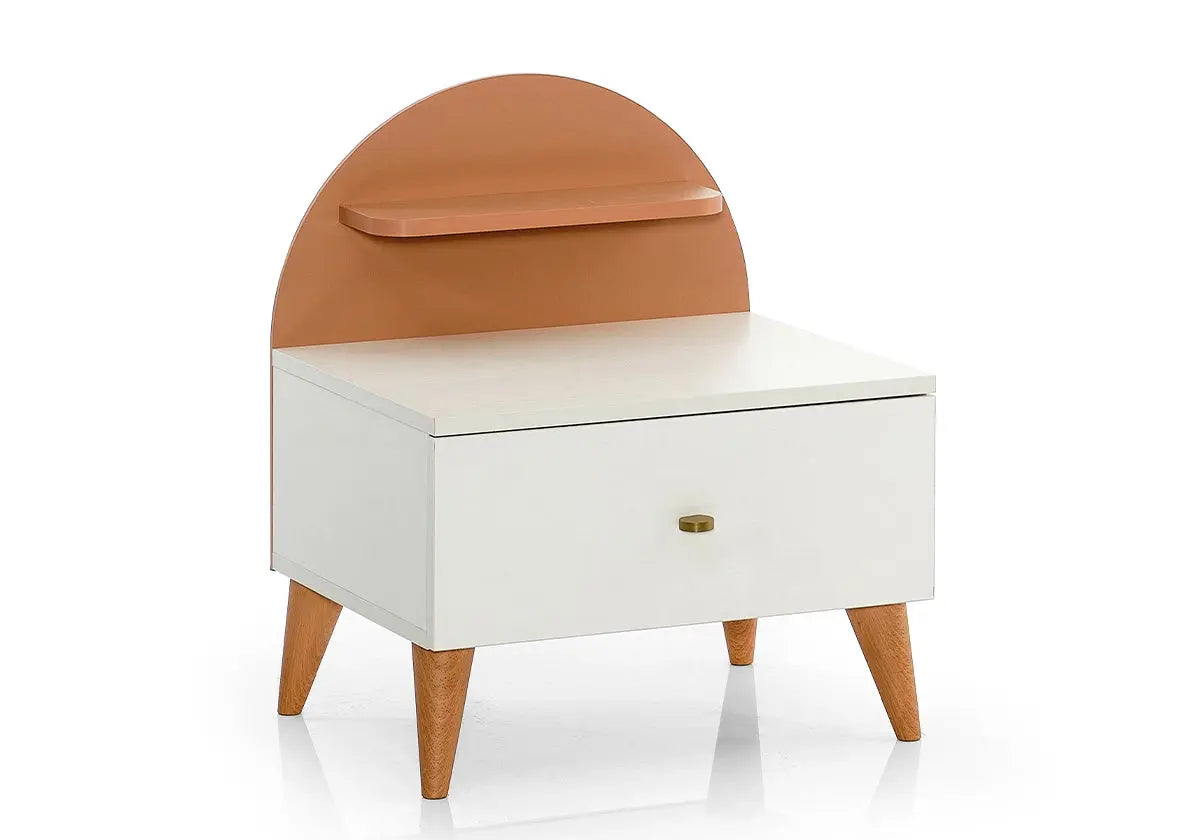 Ensemble de chambre jeune moderne orange LORENA kelekci.com