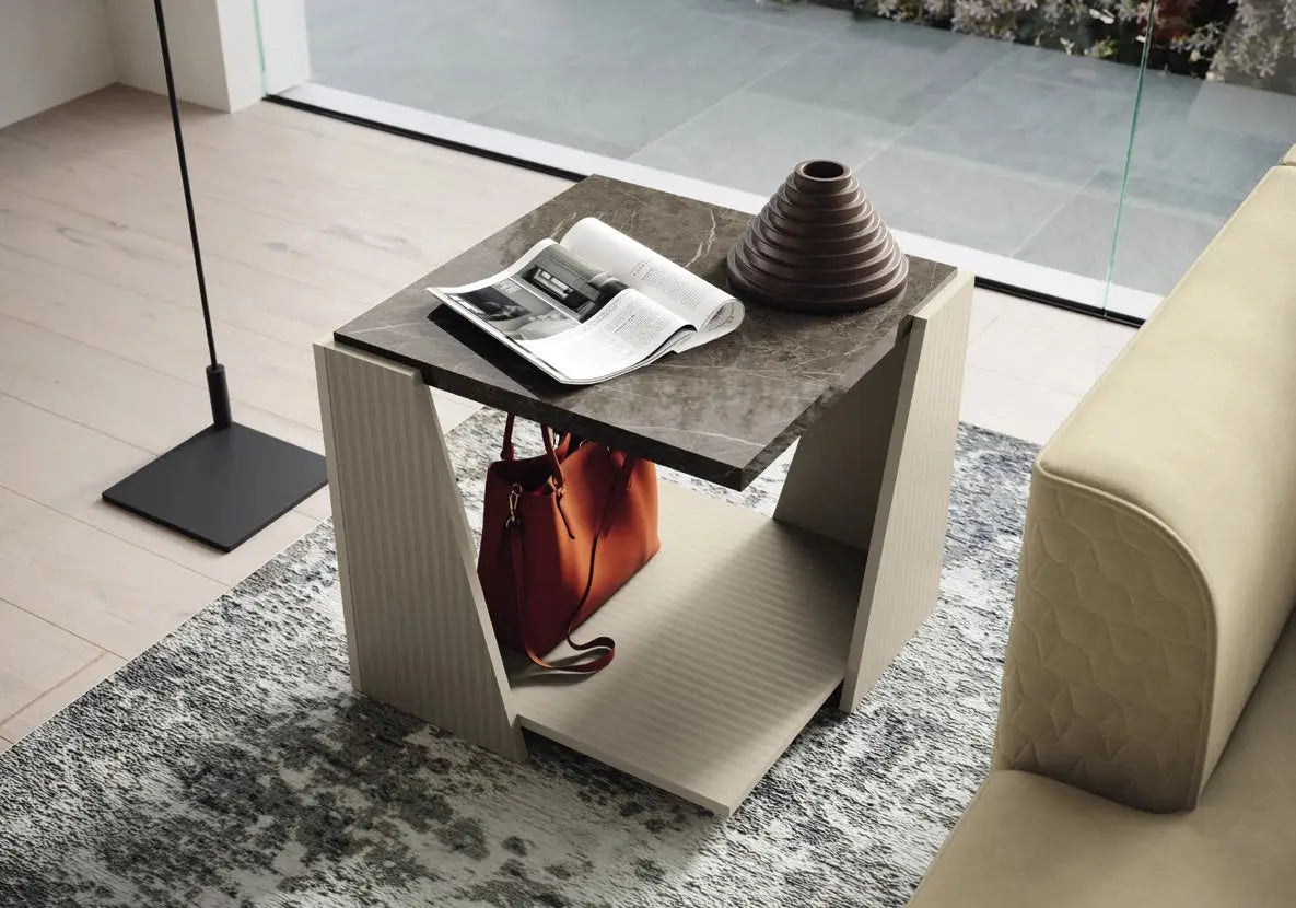 Ensemble meuble TV beige OUNS CG Italy