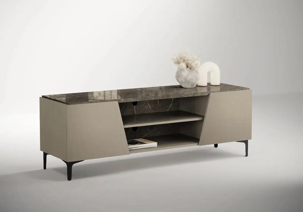 Ensemble meuble TV beige OUNS CG Italy