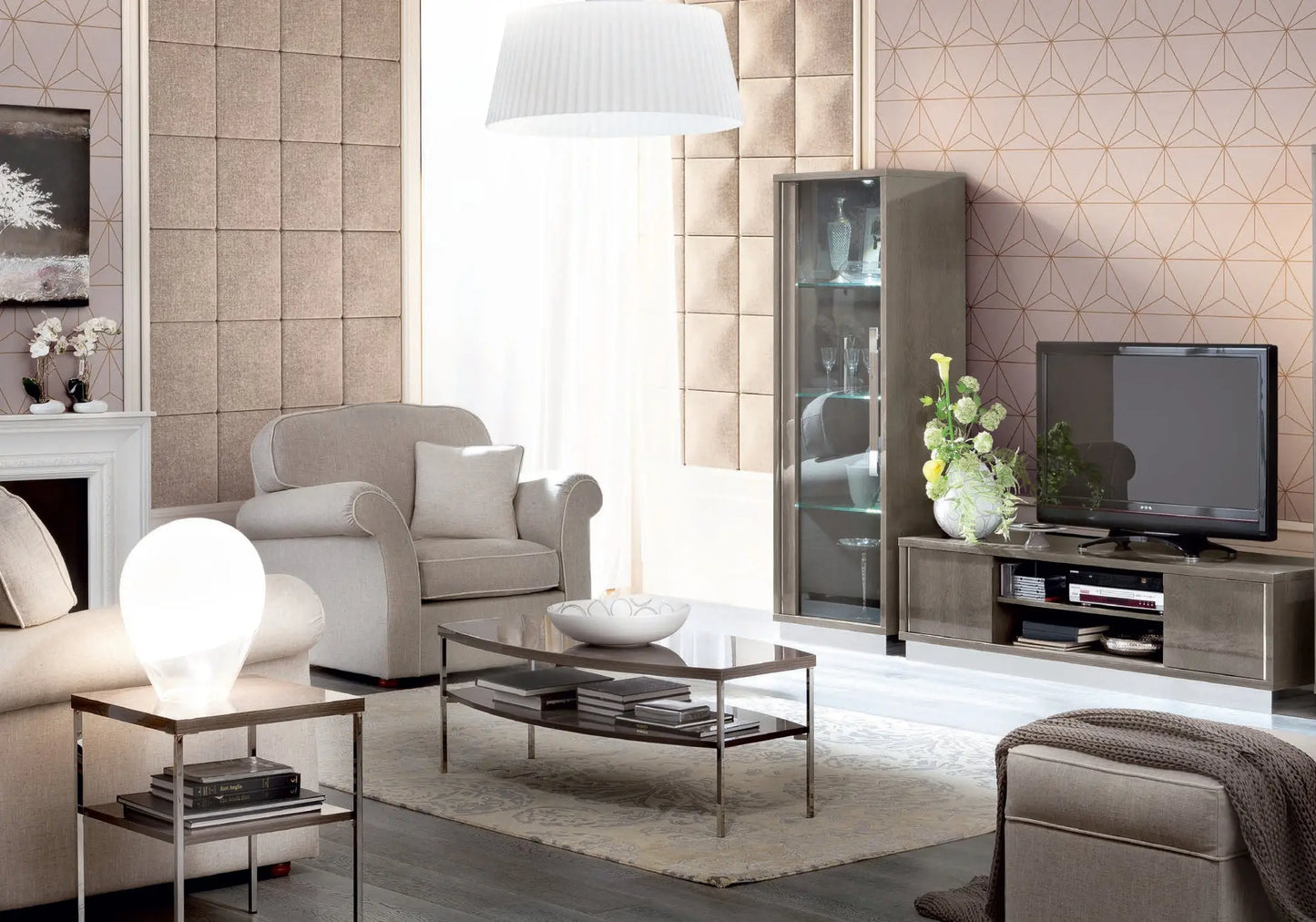 Ensemble meuble TV bouleau NARA CG Italy