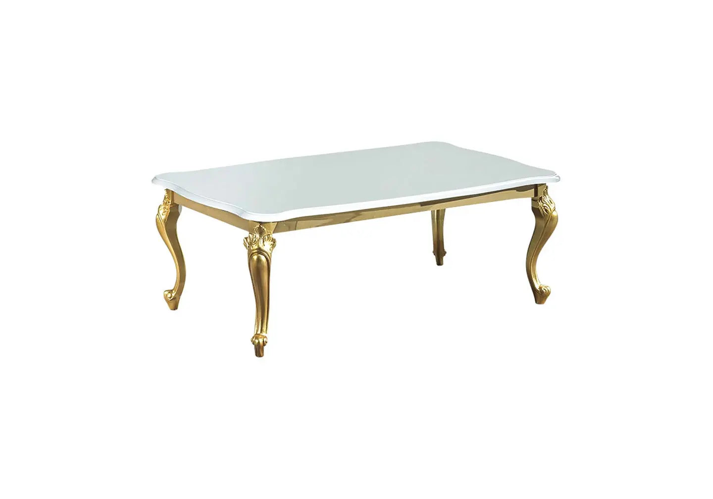Ensemble meuble tv laquée or blanc ROSA Made in Italy