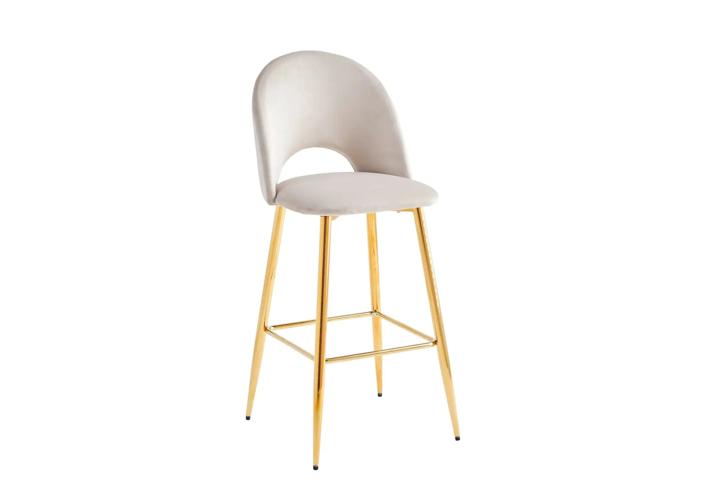 Ensemble table chaise bar dorée marbre blanc VIOLA New Design