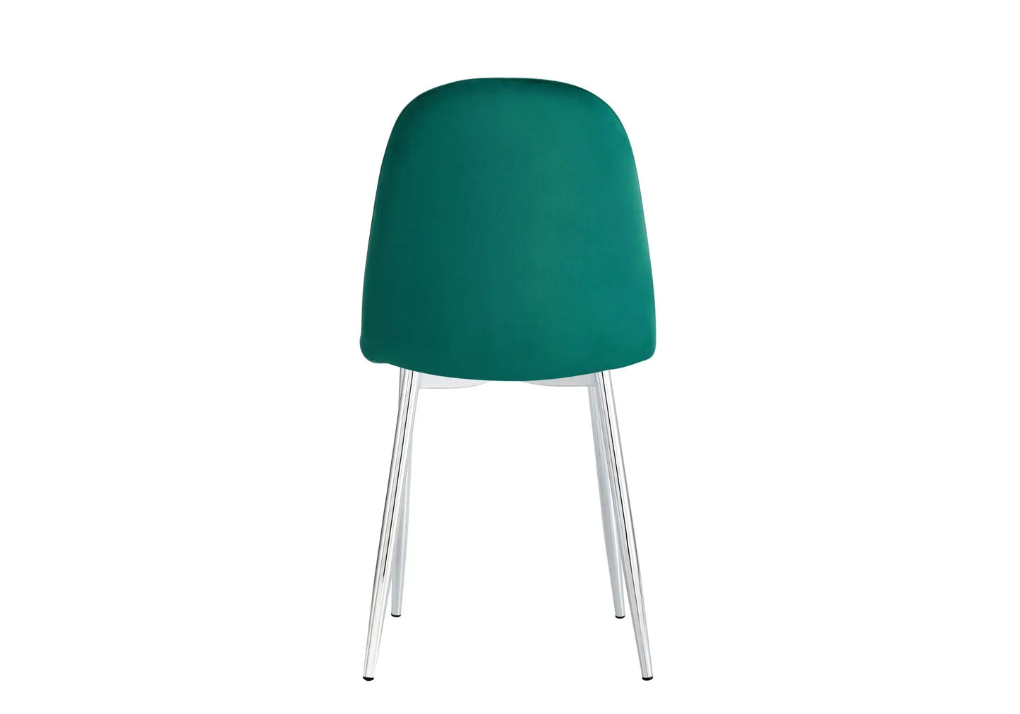Ensemble table et chaises velours vert GINA New Design