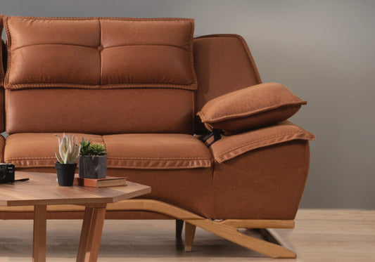 Ensemble Canapé Turc 3+2+1 Relax Scandinave – LEON - DEKOFLIX