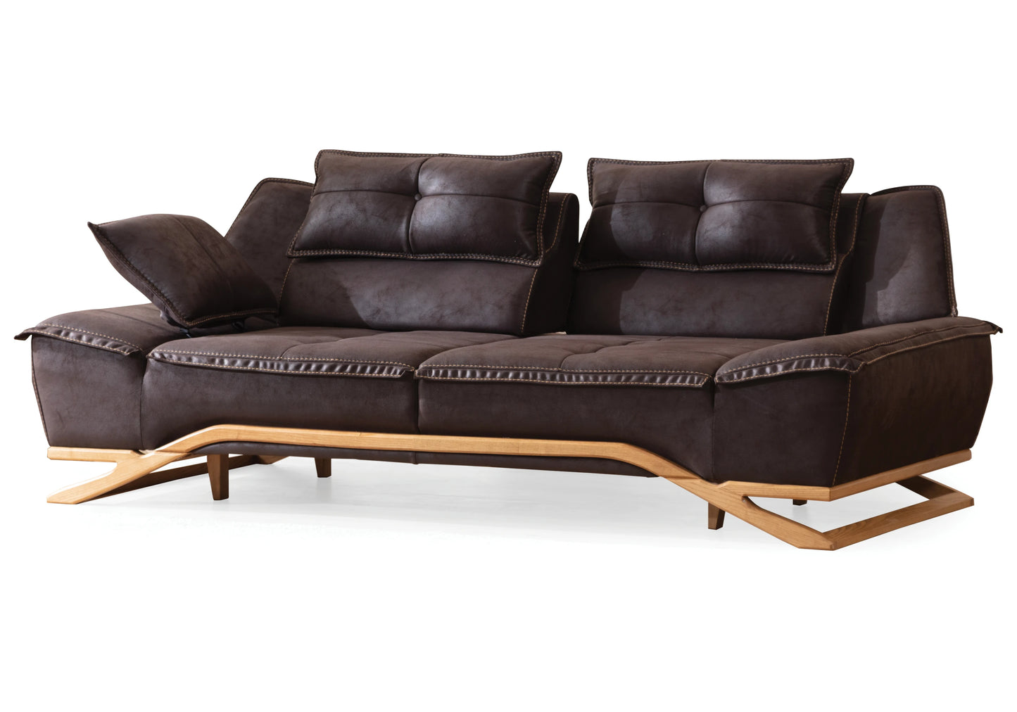 Ensemble Canapé Turc 3+2+1 Relax Scandinave – LEON - DEKOFLIX