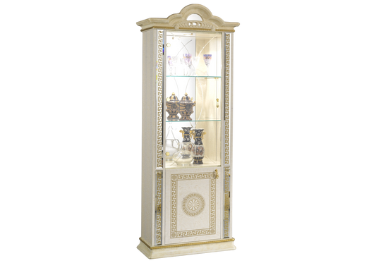 Ensemble meubles de salon baroque beige doré - CROWN