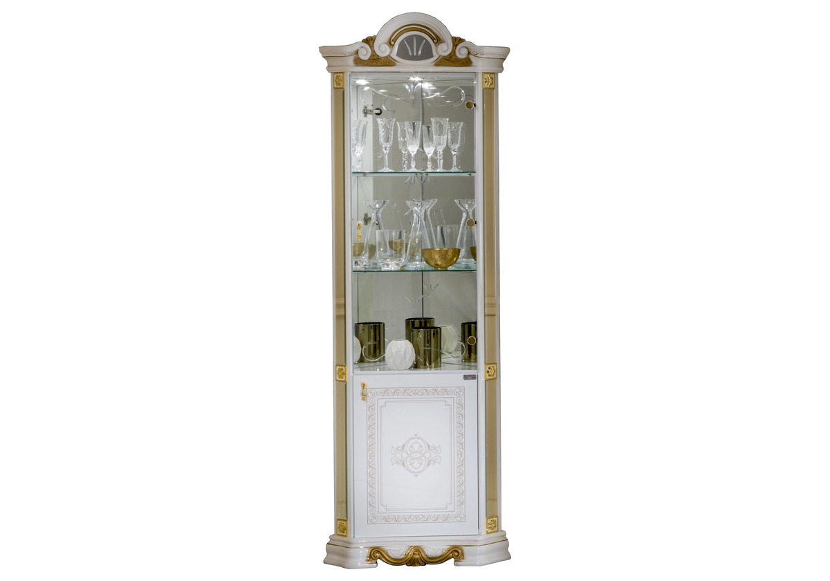 Ensemble meubles de salon baroque blanc doré - NOBILE