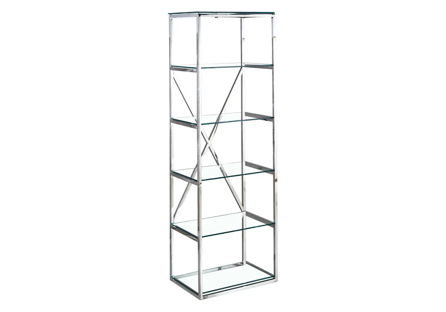 Étagère design chromé verre LEXA New Design
