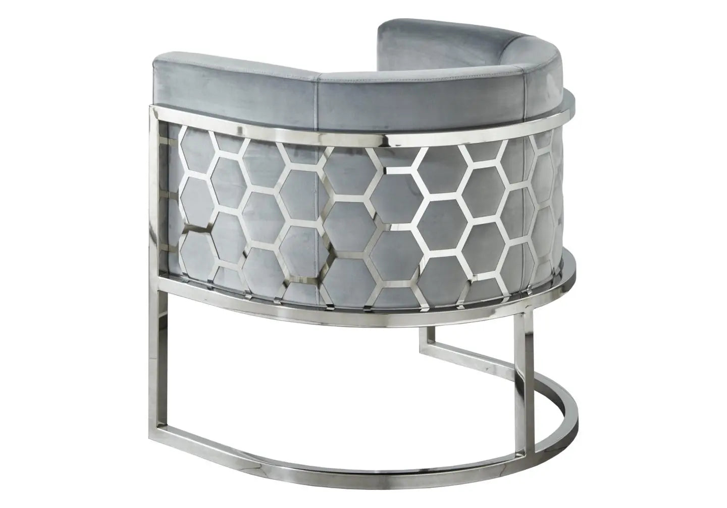 Fauteuil design chromé gris ALVO New Design