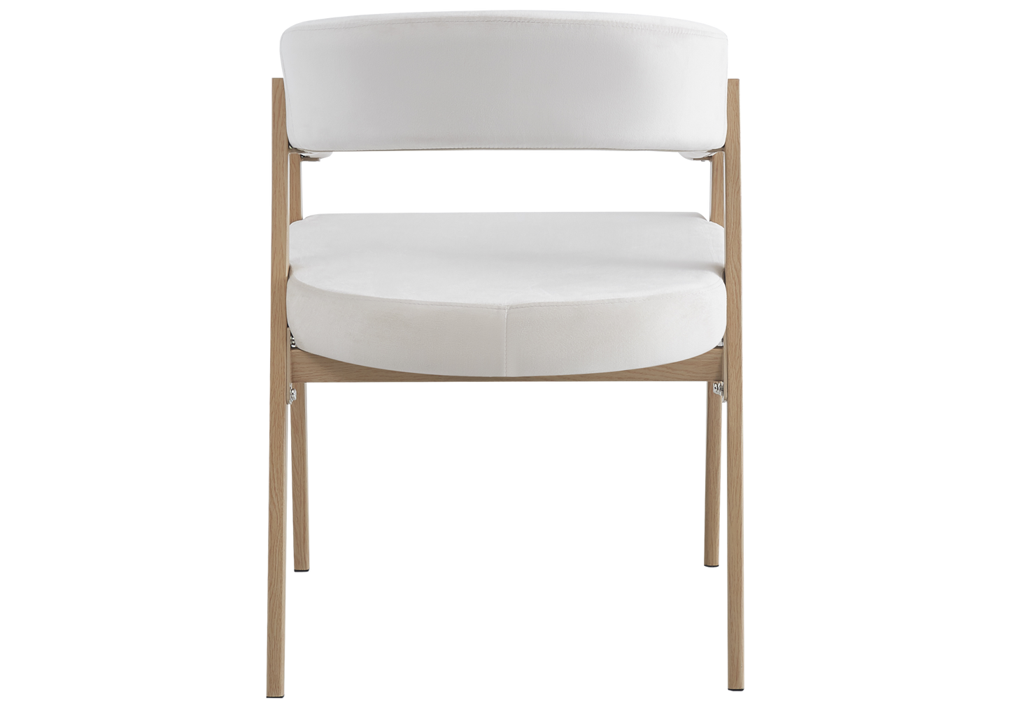 Fauteuil de table texturé beige chêne – Oslo x4