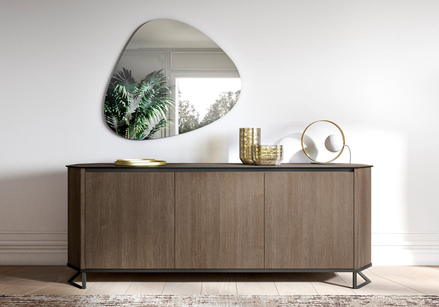 Hexagon – Miroir Magic - Élégance et Lumière pour Votre Intérieur - DEKOFLIX